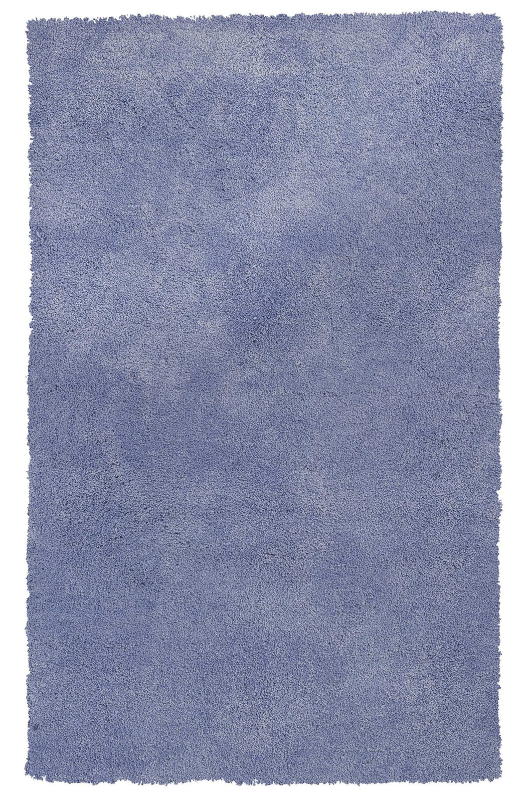 Purple Polyester Shag Hand-Woven Rectangle Area Rug