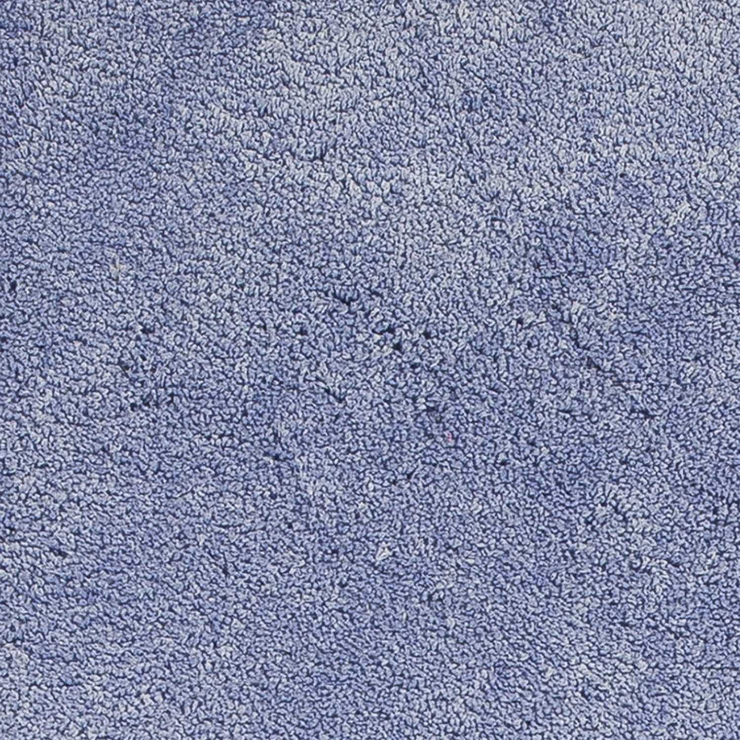 Purple Polyester Shag Hand-Woven Rectangle Area Rug