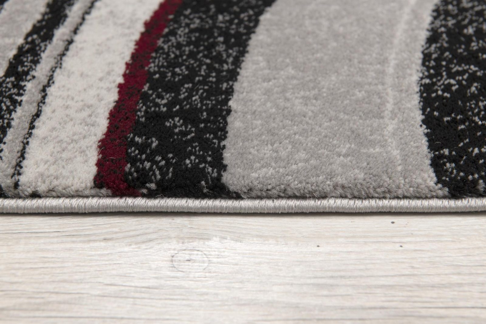 Gray Abstract Dhurrie Polypropylene Rectangle Area Rug