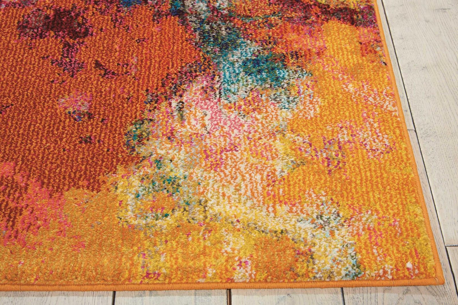 4′ X 6′ Palette Abstract Polypropylene Rectangle Area Rug