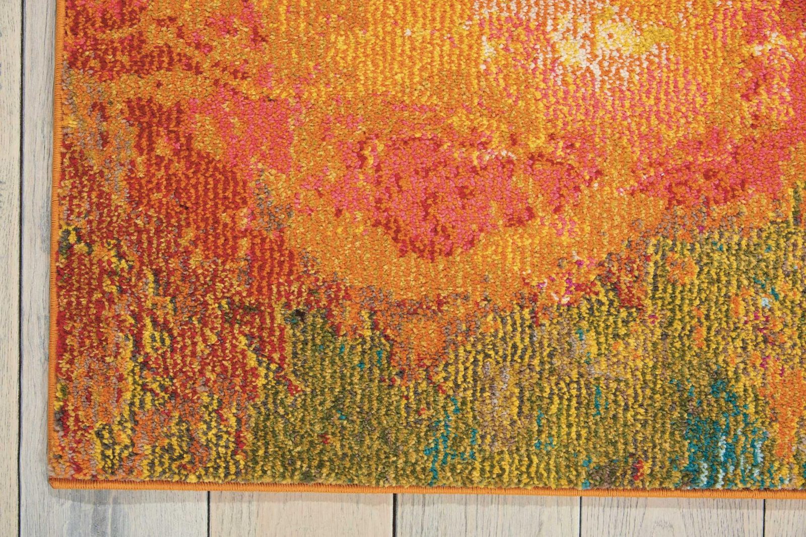 4′ X 6′ Palette Abstract Polypropylene Rectangle Area Rug