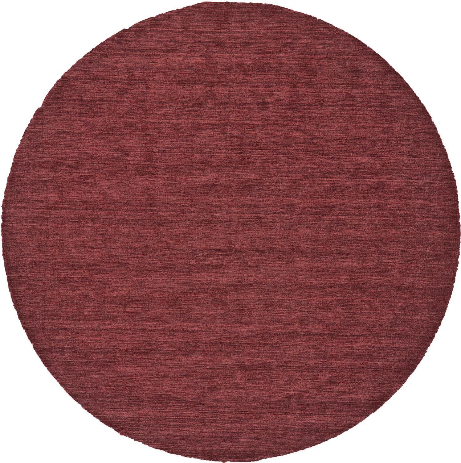 Red Wool Hand Woven Area Rug