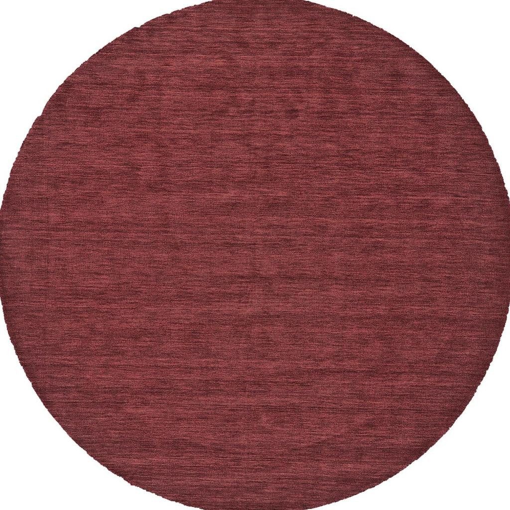 Red Wool Hand Woven Area Rug
