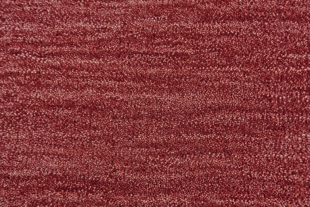 Red Wool Hand Woven Area Rug