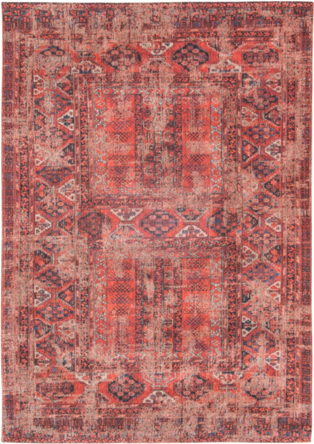 9′ X 13′ Red Oriental Non Skid Area Rug