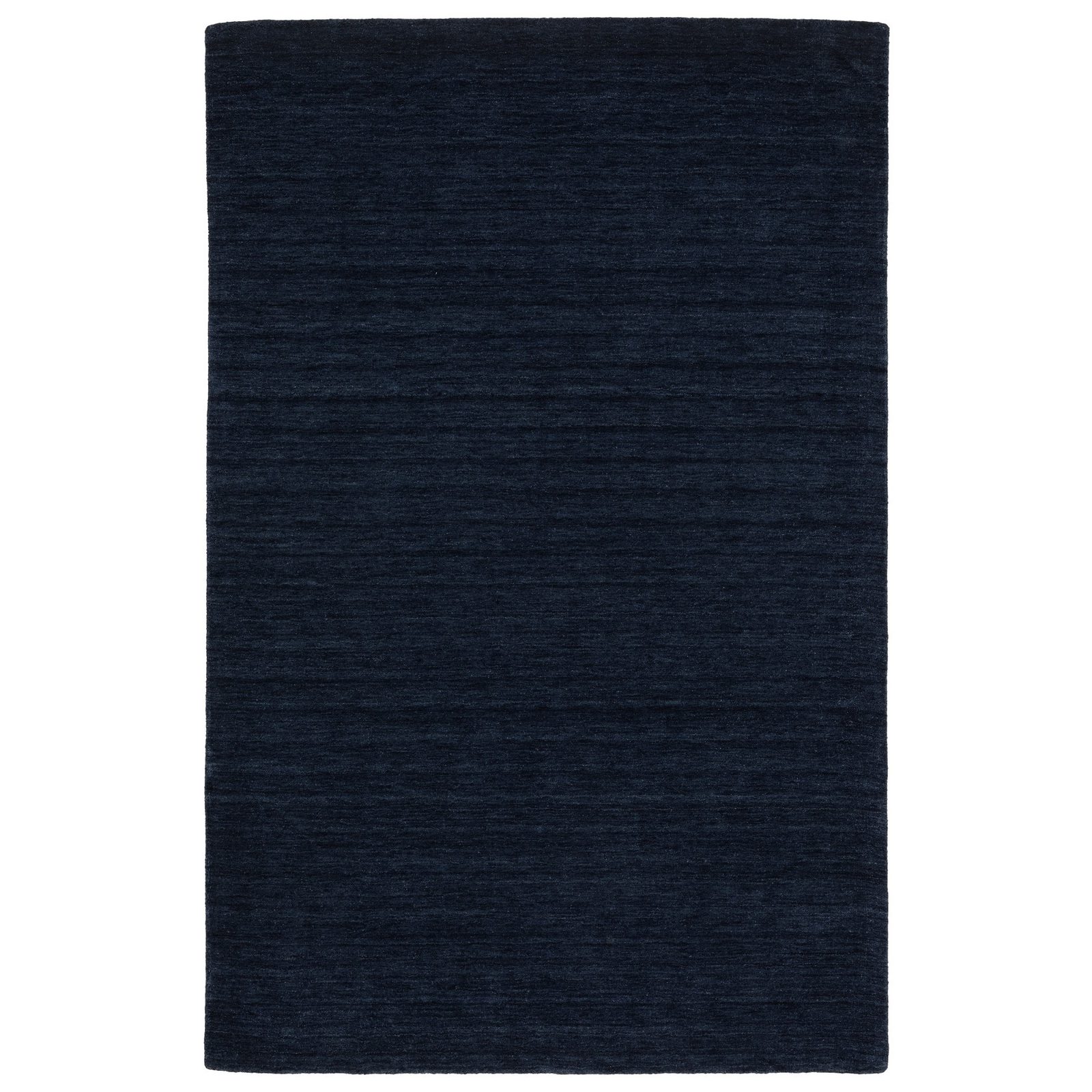 Navy Blue Wool Hand Tufted Area Rug