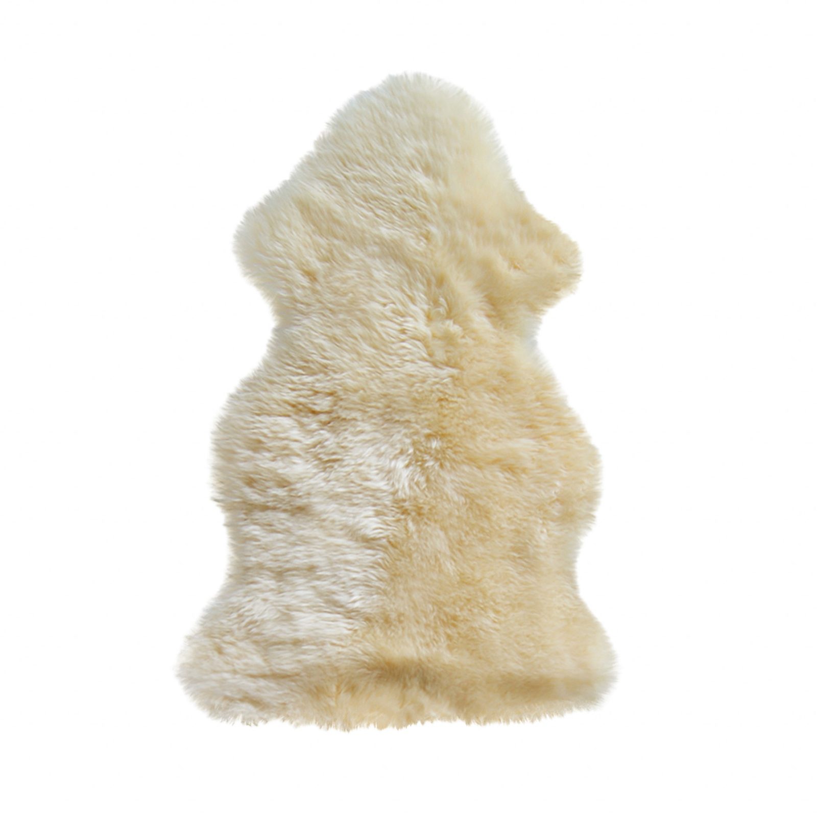2′ X 3′ Gold Sheepskin Non Skid Area Rug