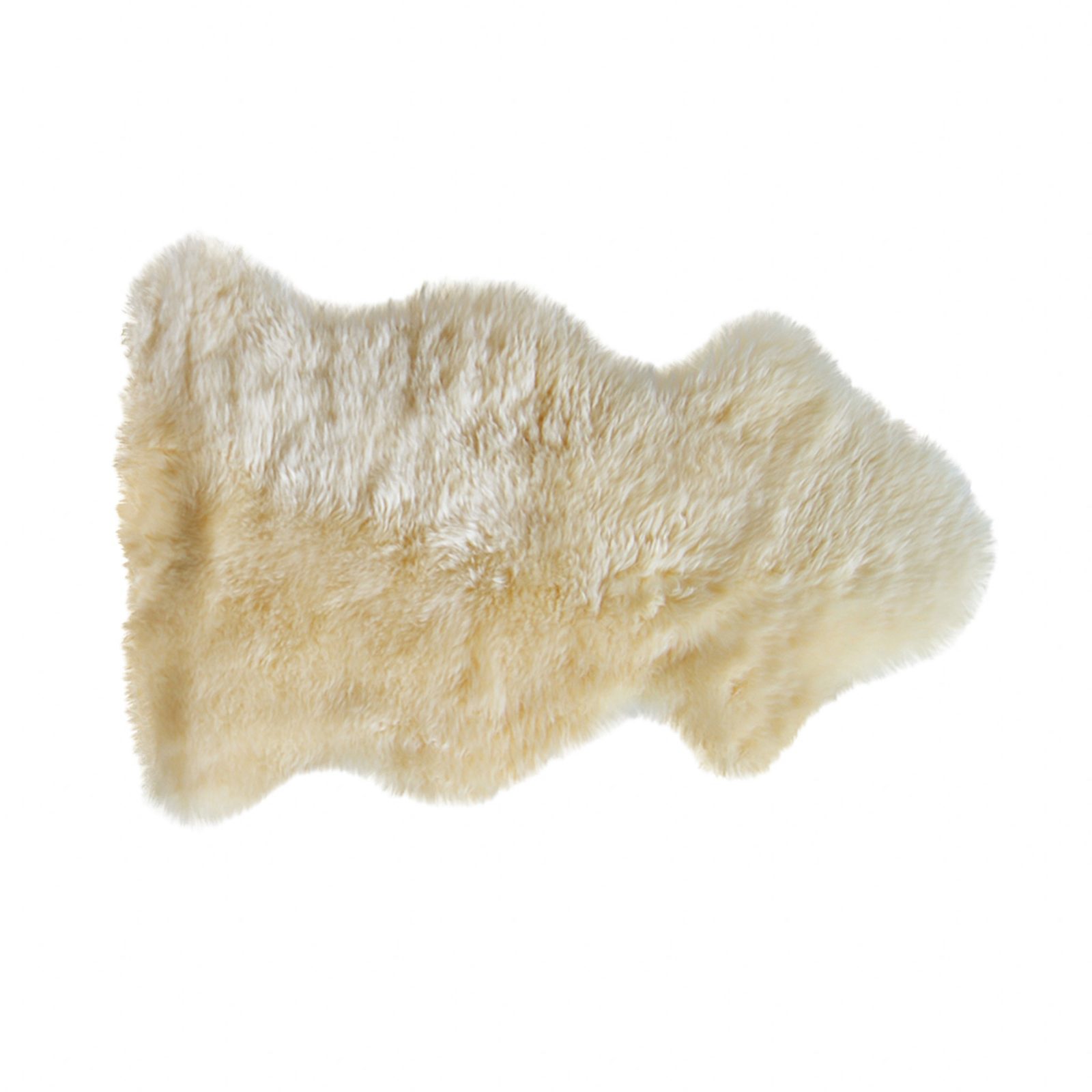 2′ X 3′ Gold Sheepskin Non Skid Area Rug