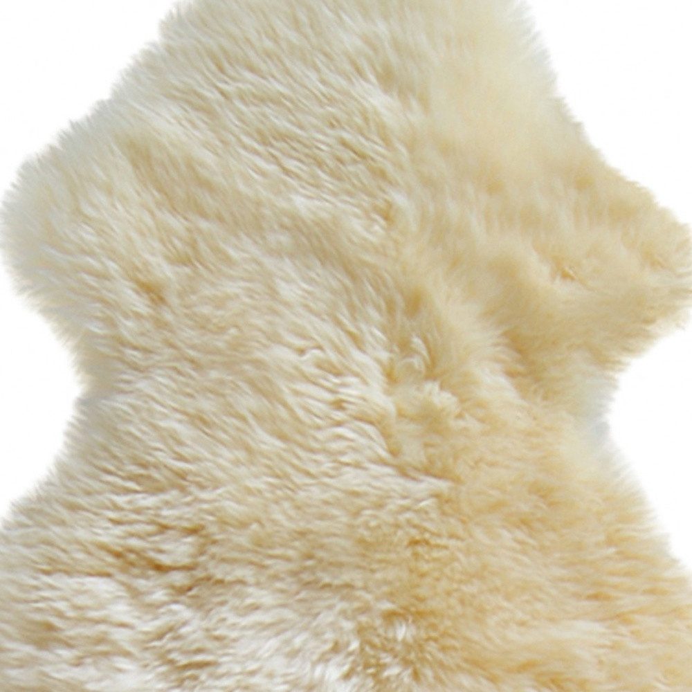 2′ X 3′ Gold Sheepskin Non Skid Area Rug