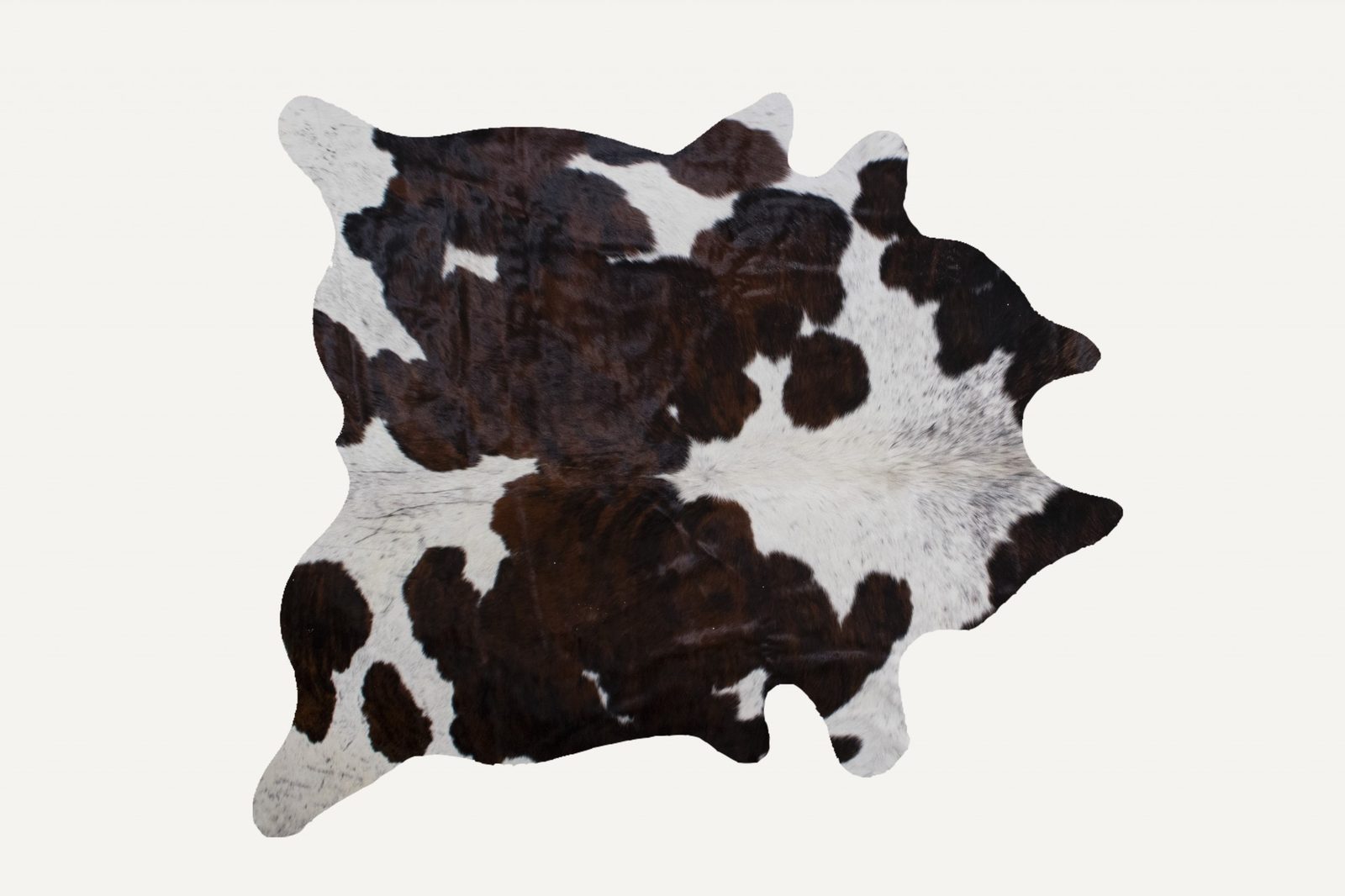 6′ X 7′ Brown And White Cowhide Area Rug II