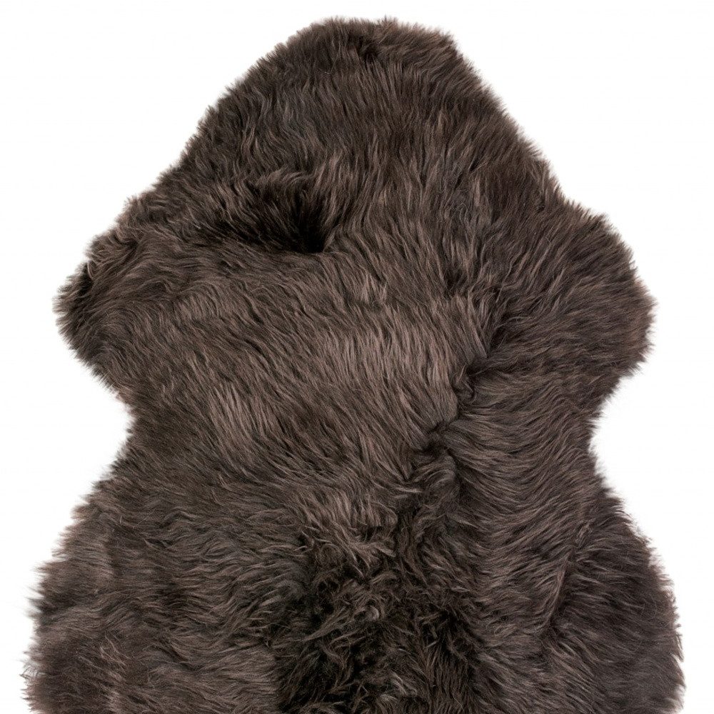 2′ X 3′ Chocolate Genuine Sheepskin Shag Area Rug