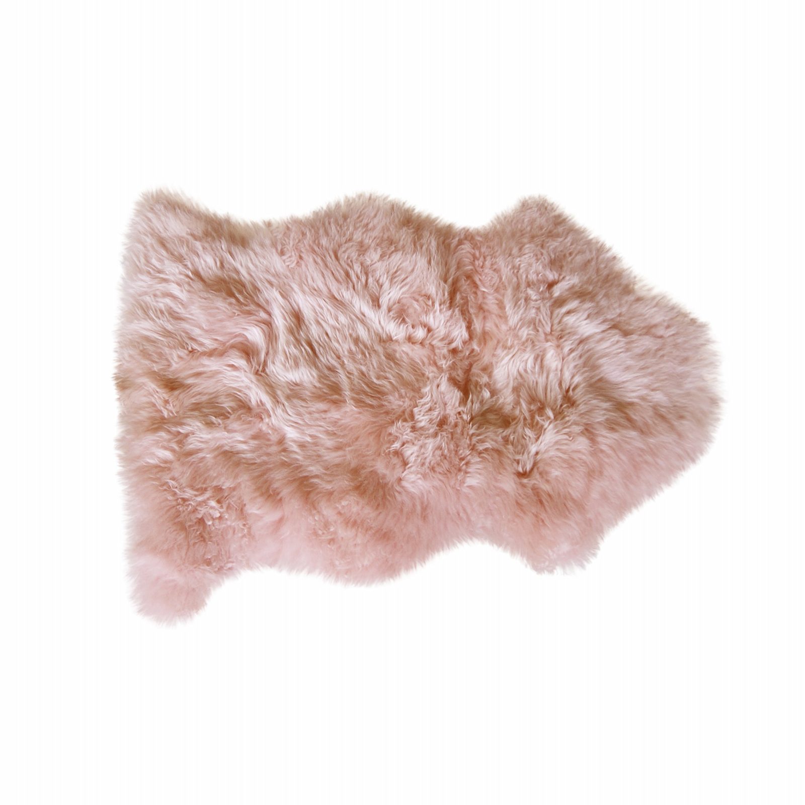 2′ X 3′ Pink Genuine Sheepskin Shag Area Rug