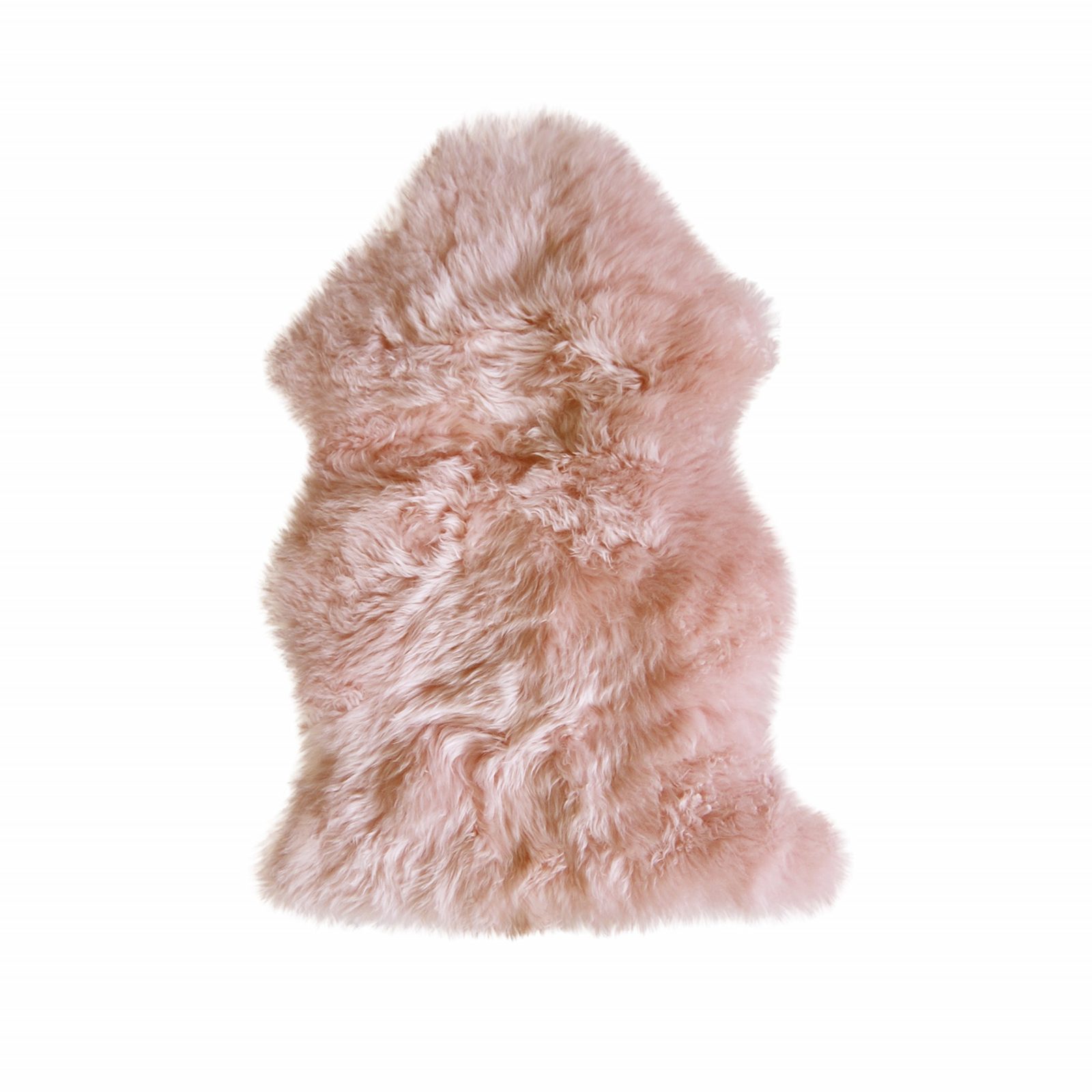 2′ X 3′ Pink Genuine Sheepskin Shag Area Rug