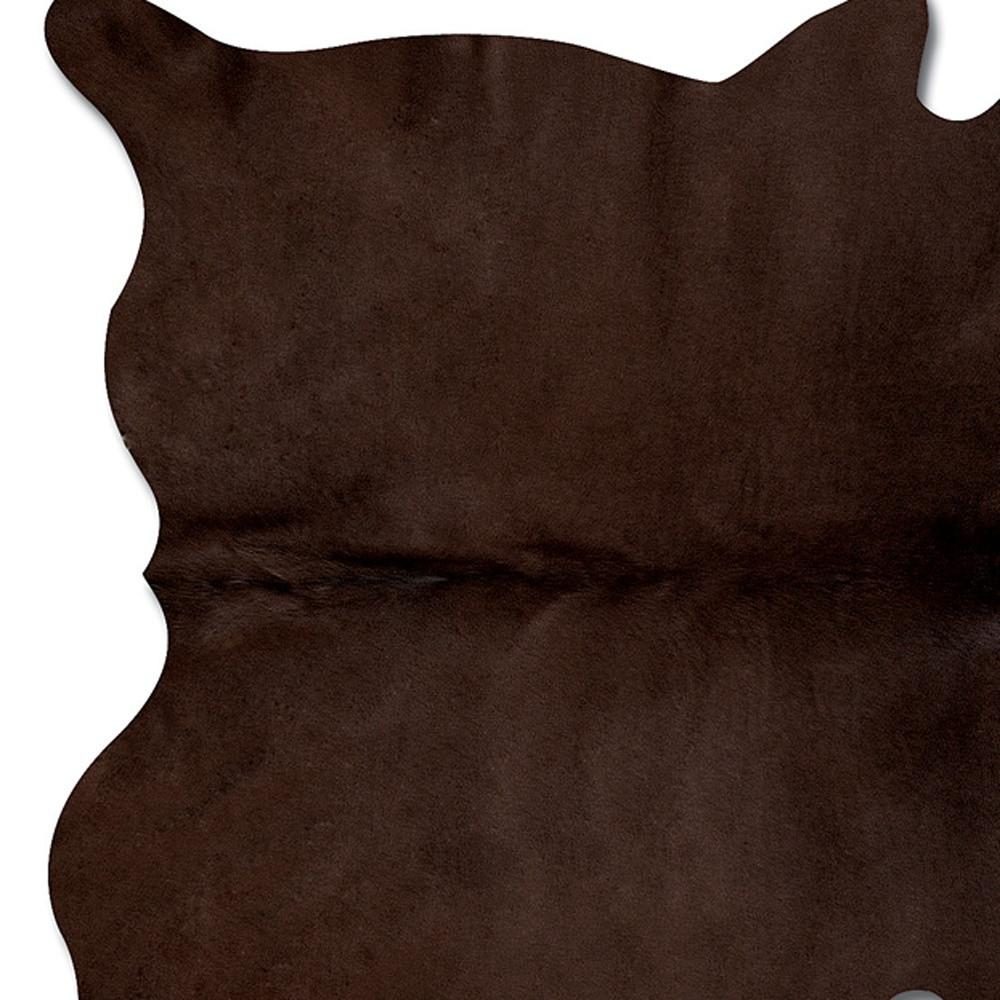 6′ X 7′ Chocolate Cowhide Area Rug