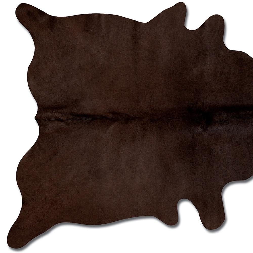 6′ X 7′ Chocolate Cowhide Area Rug