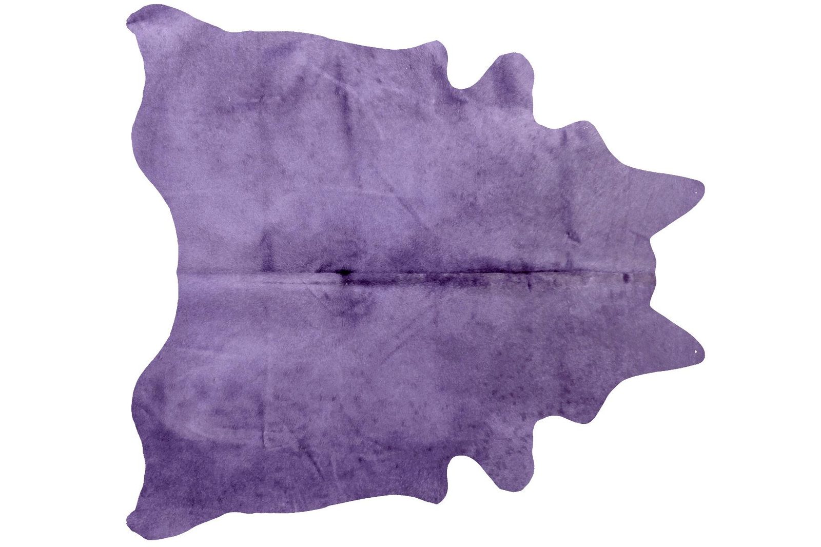 6′ X 7′ Purple Cowhide Area Rug