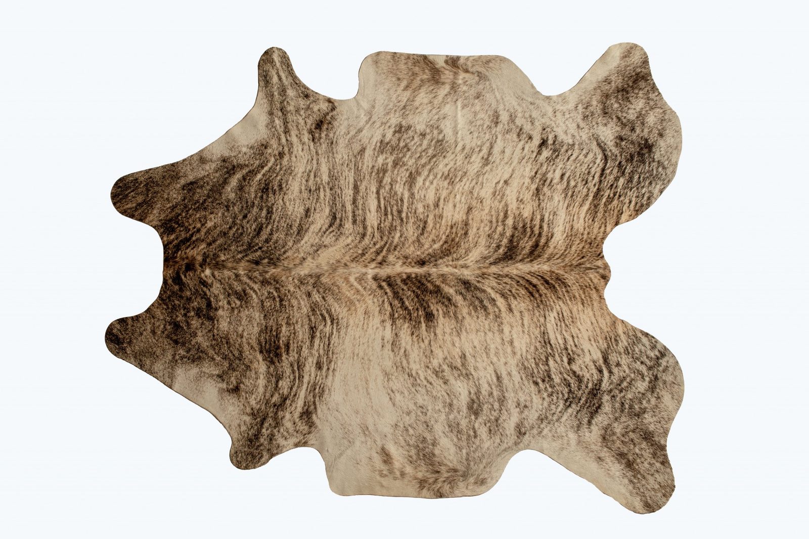 6′ X 7′ Brown Cowhide Print Area Rug
