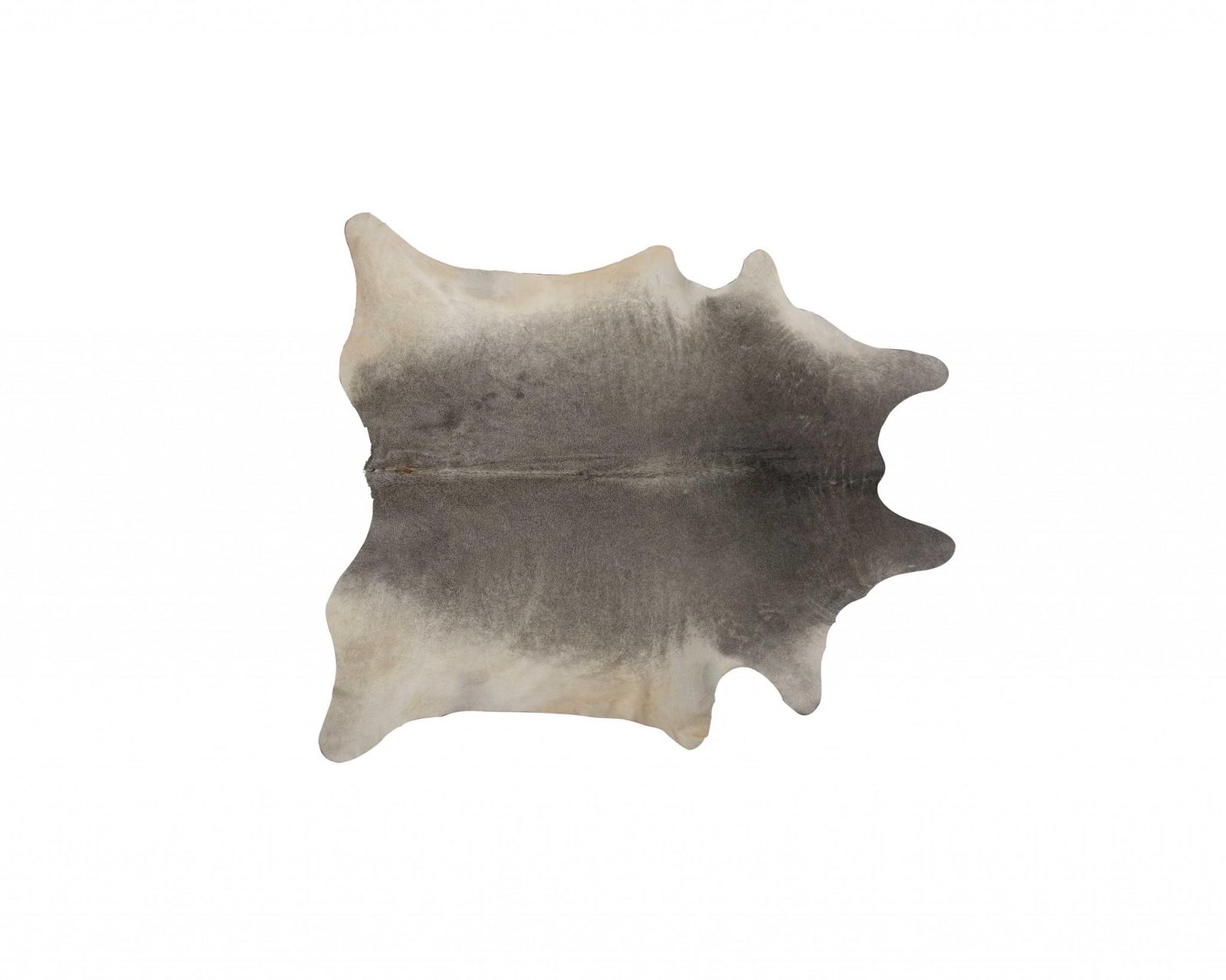5′ X 7′ Gray Cowhide Area Rug