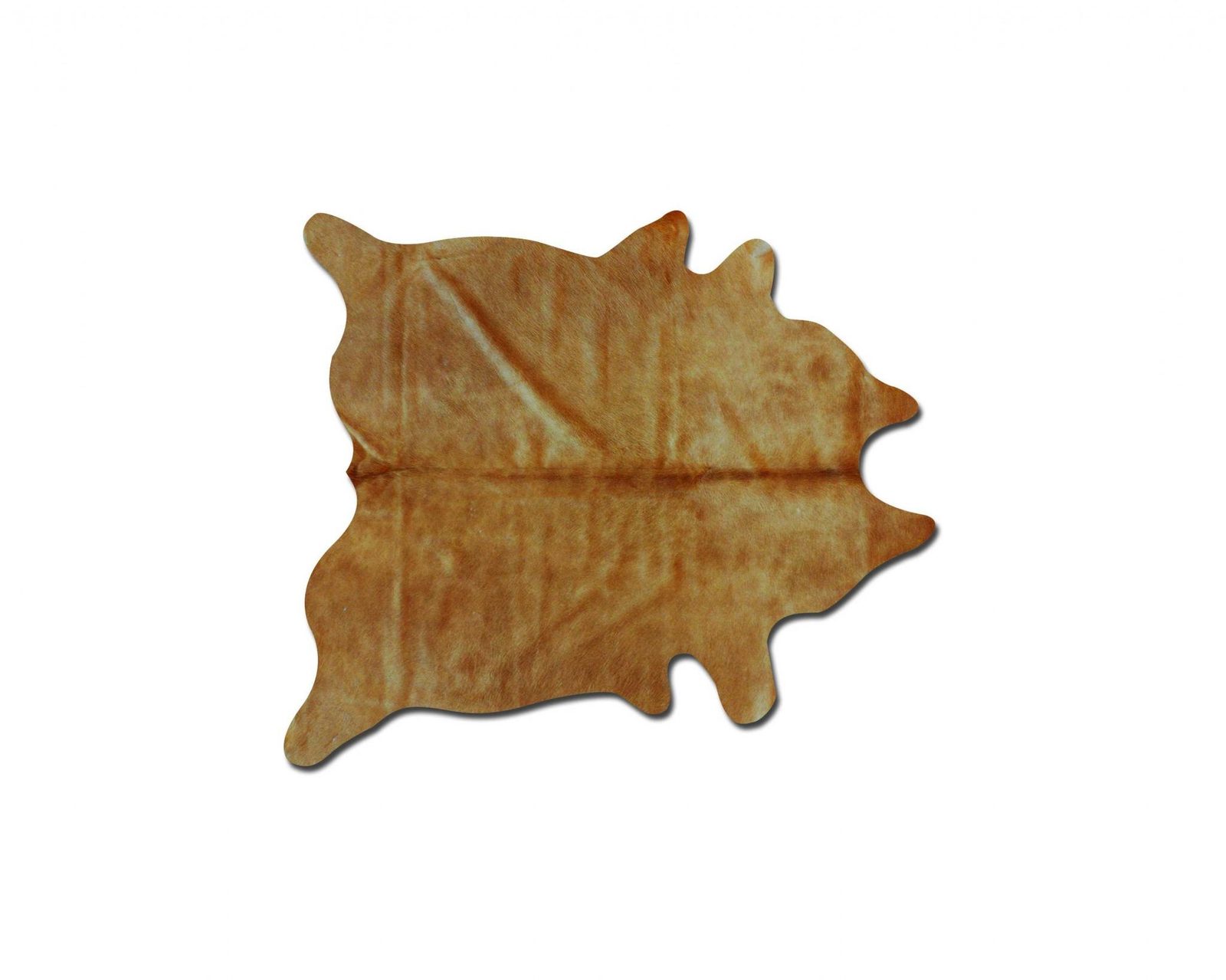 5′ X 7′ Tan Cowhide Area Rug