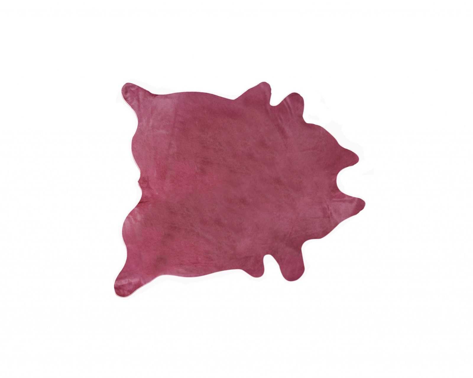 5′ X 7′ Fuchsia Cowhide Area Rug