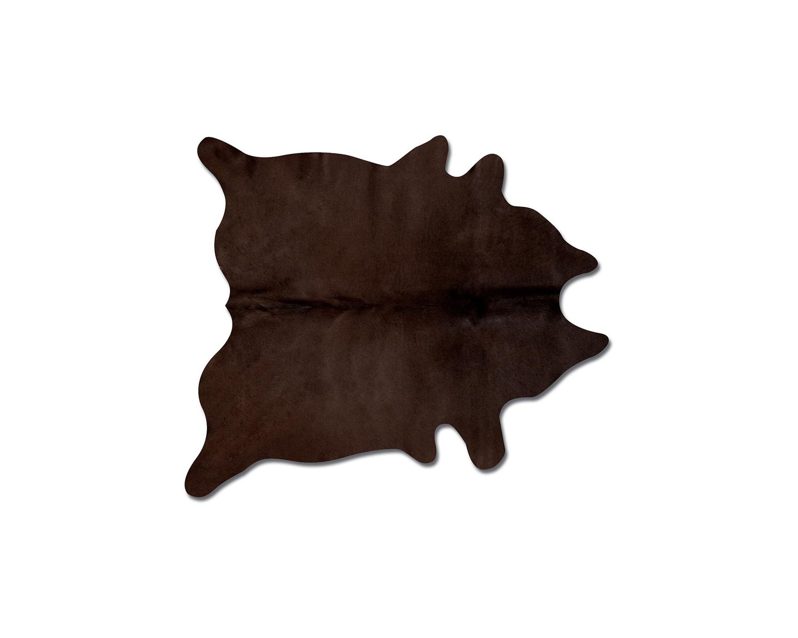 5′ X 7′ Chocolate Cowhide Area Rug