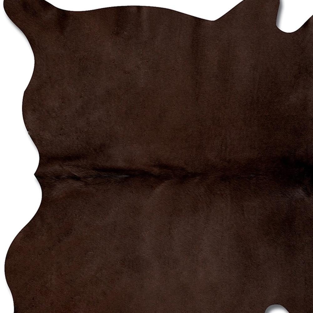 5′ X 7′ Chocolate Cowhide Area Rug
