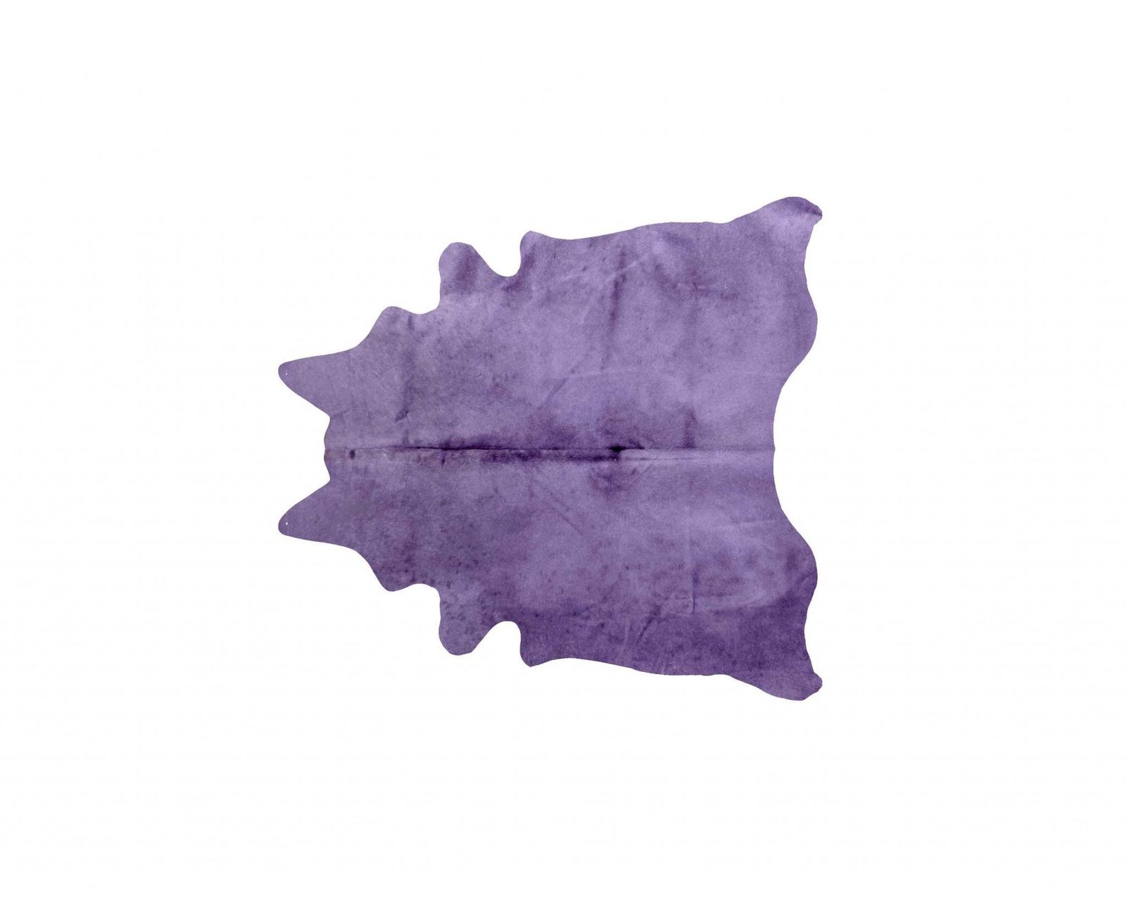 5′ X 7′ Purple Cowhide Hand Tufted Area Rug