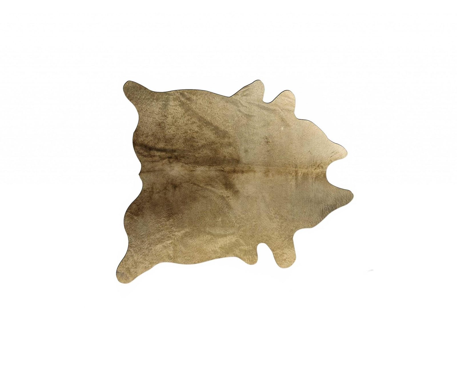 5′ X 7′ Taupe Cowhide Print Area Rug