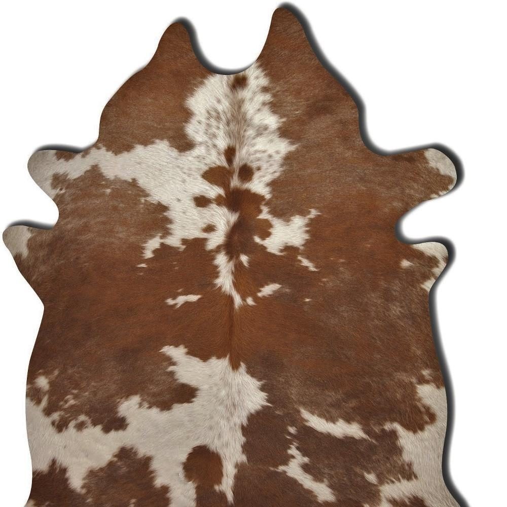 5′ X 7′ Brown And White Cowhide Area Rug II