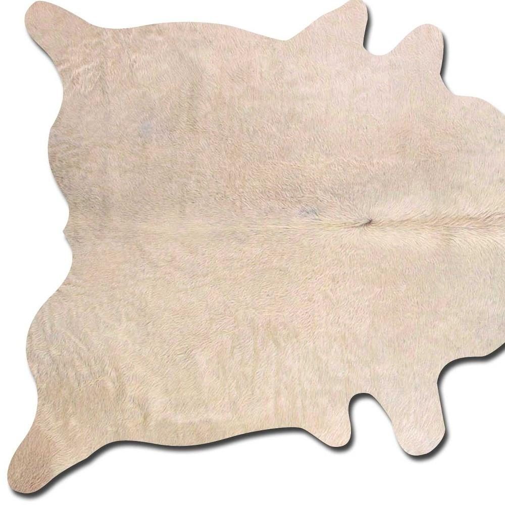 6′ X 7′ Natural Cowhide Area Rug