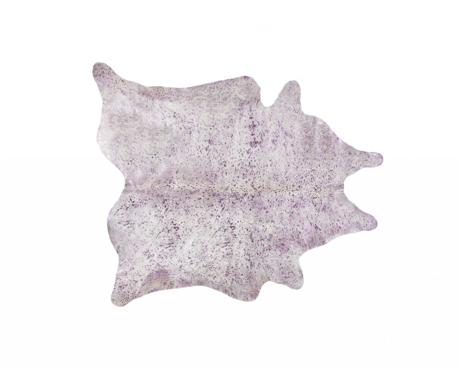 6′ X 7′ Gray Cowhide Print Area Rug II
