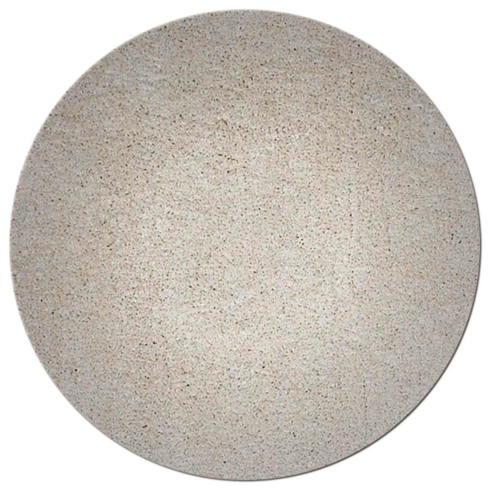 8′ Ivory Hand Woven Round Rug