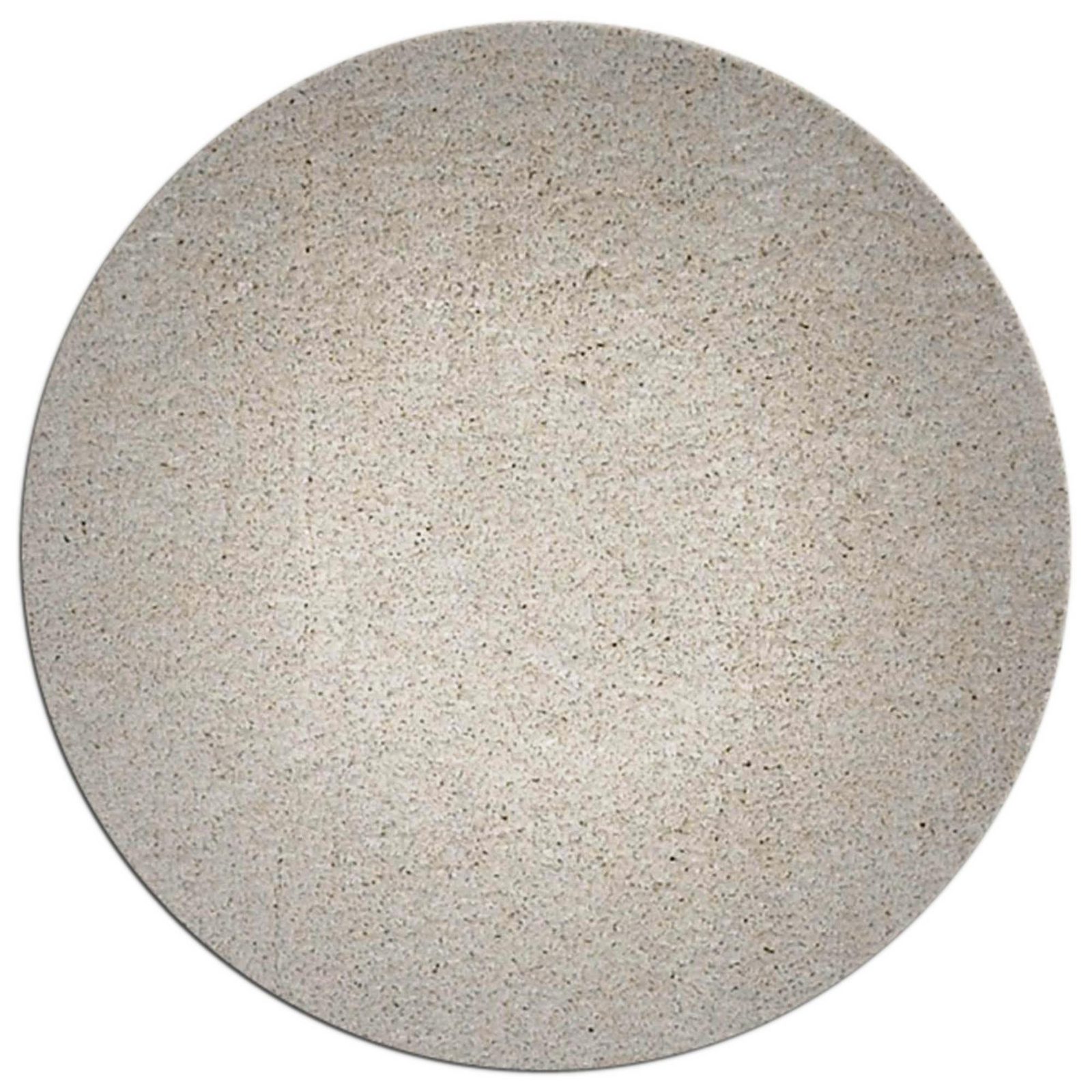 8′ Ivory Hand Woven Round Rug