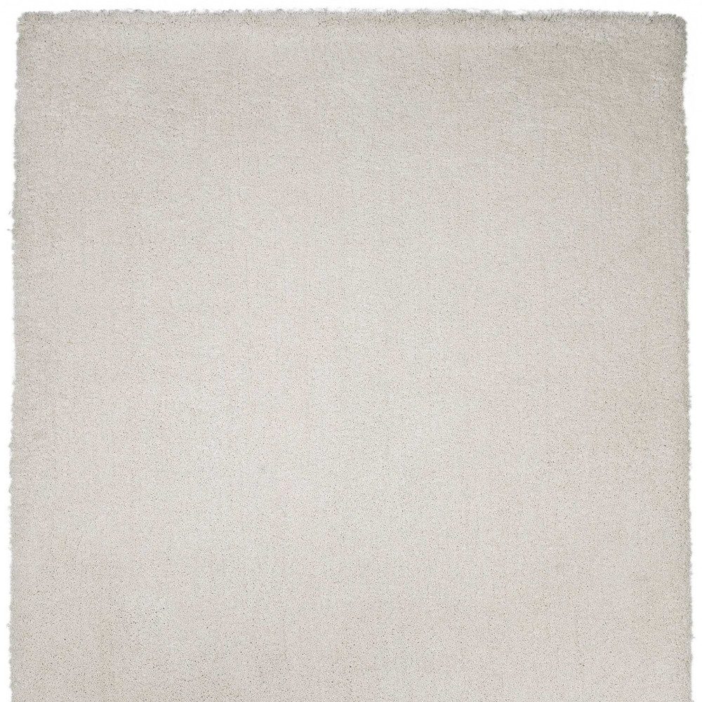 8′ X 11′ Ivory Shag Hand Woven Area Rug