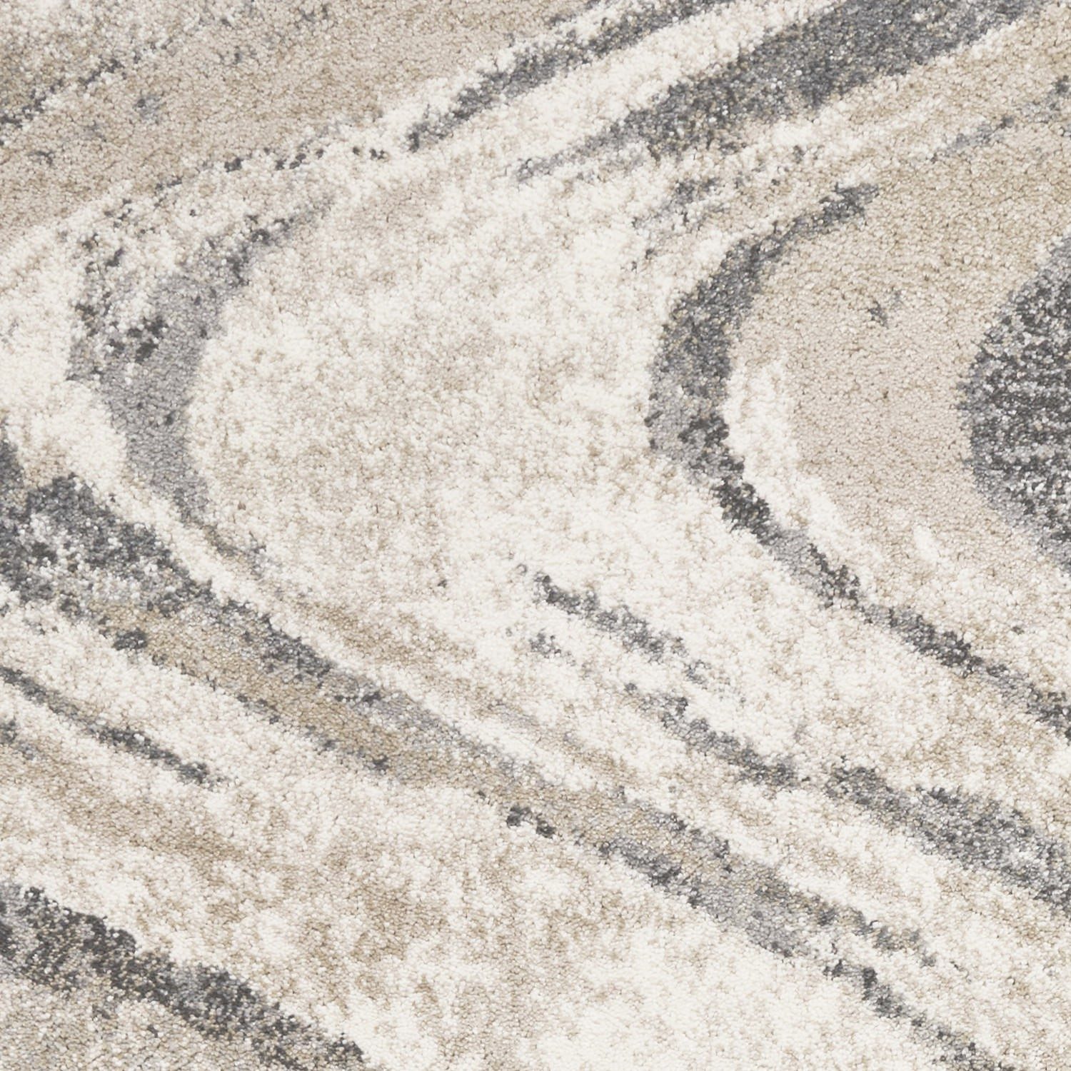 3′ X 5′ Gray And Tan Abstract Area Rug