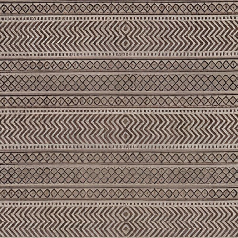 3′ X 4′ Brown Geometric Indoor Outdoor Area Rug