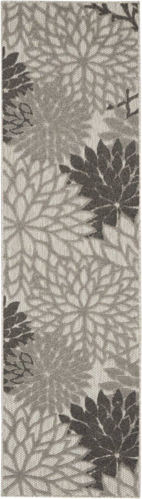 6′ Gray Indoor Outdoor Area Rug