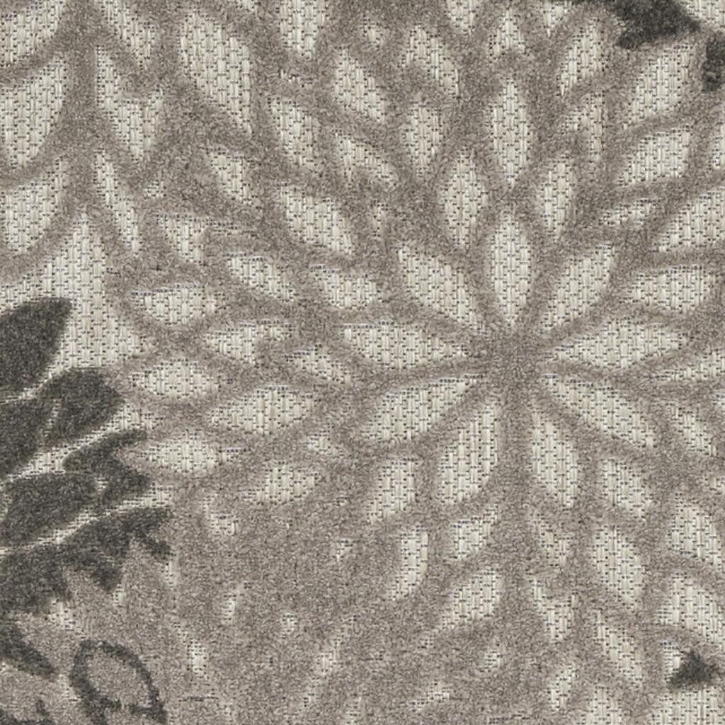 6′ Gray Indoor Outdoor Area Rug