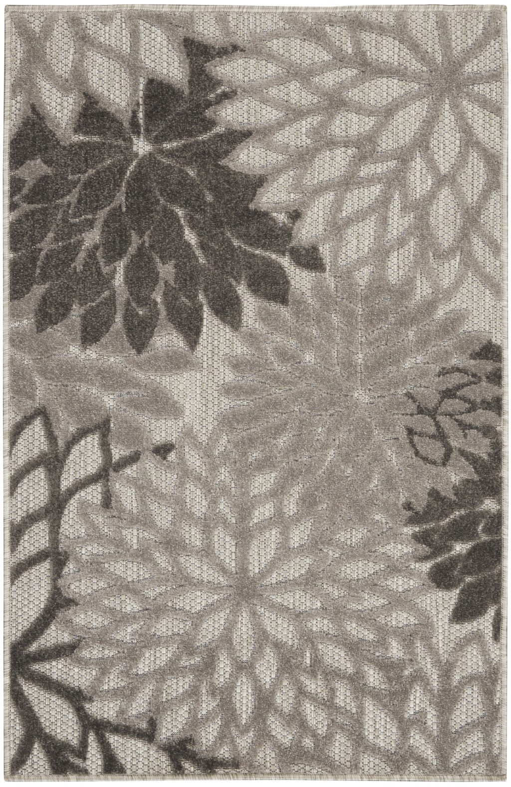 3′ X 4′ Gray Indoor Outdoor Area Rug