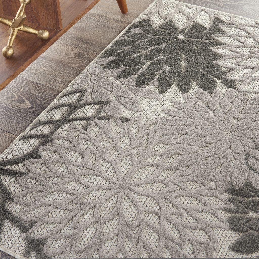 3′ X 4′ Gray Indoor Outdoor Area Rug
