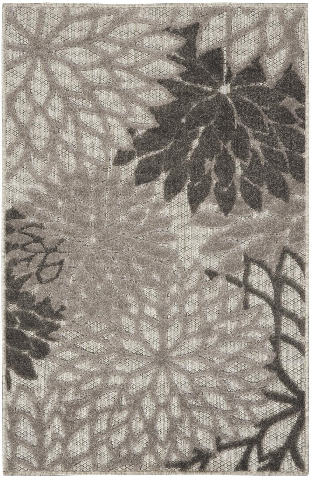 3′ X 4′ Gray Indoor Outdoor Area Rug