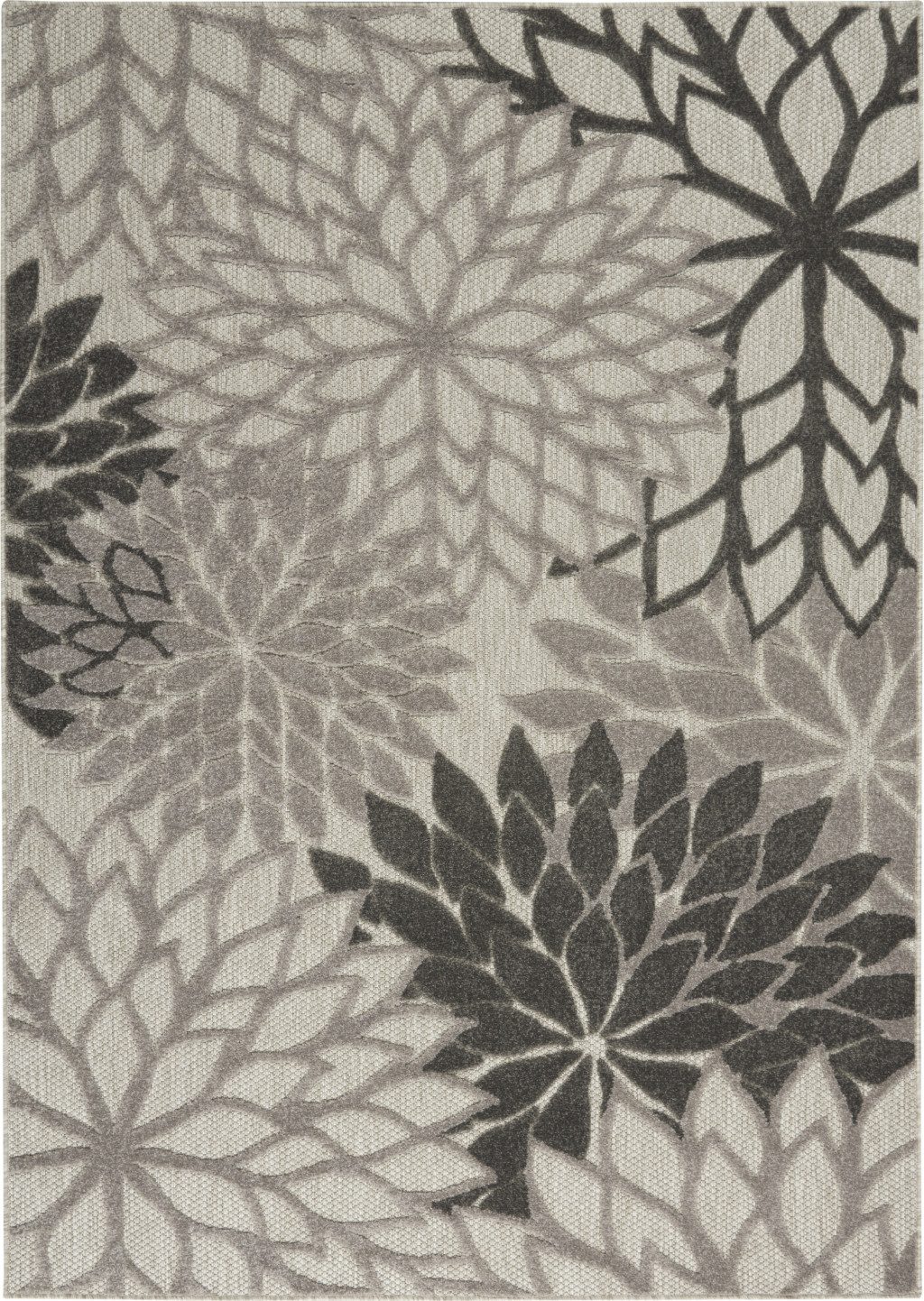 4′ X 6′ Gray Indoor Outdoor Area Rug