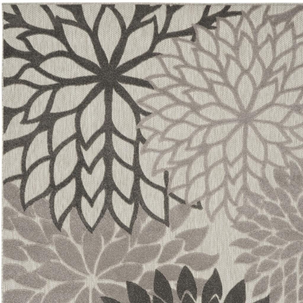 7′ X 10′ Gray Indoor Outdoor Area Rug II