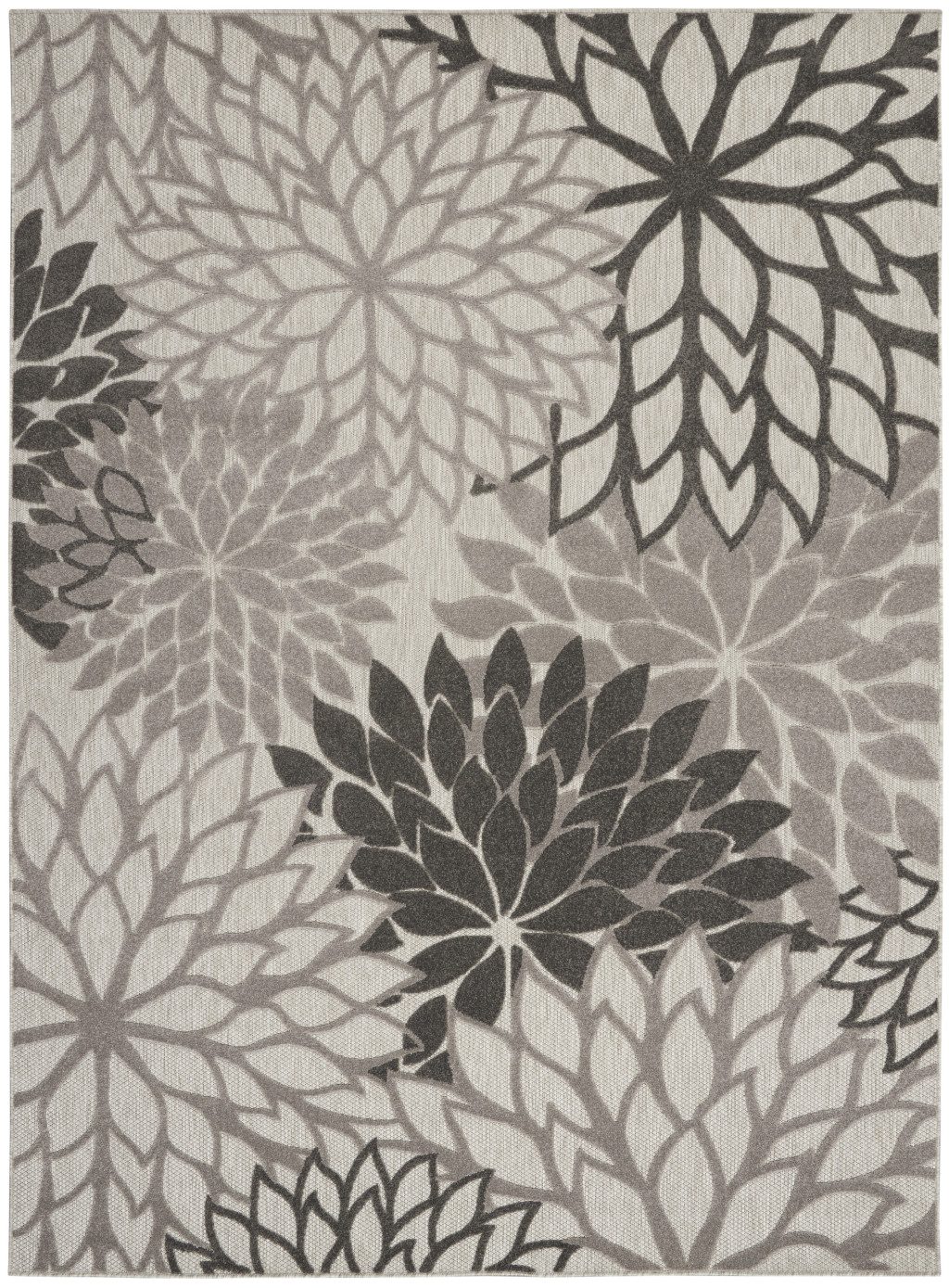 8′ X 11′ Gray Indoor Outdoor Area Rug