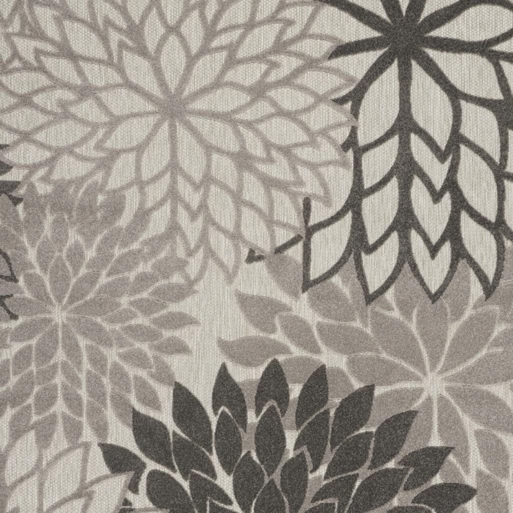 8′ X 11′ Gray Indoor Outdoor Area Rug