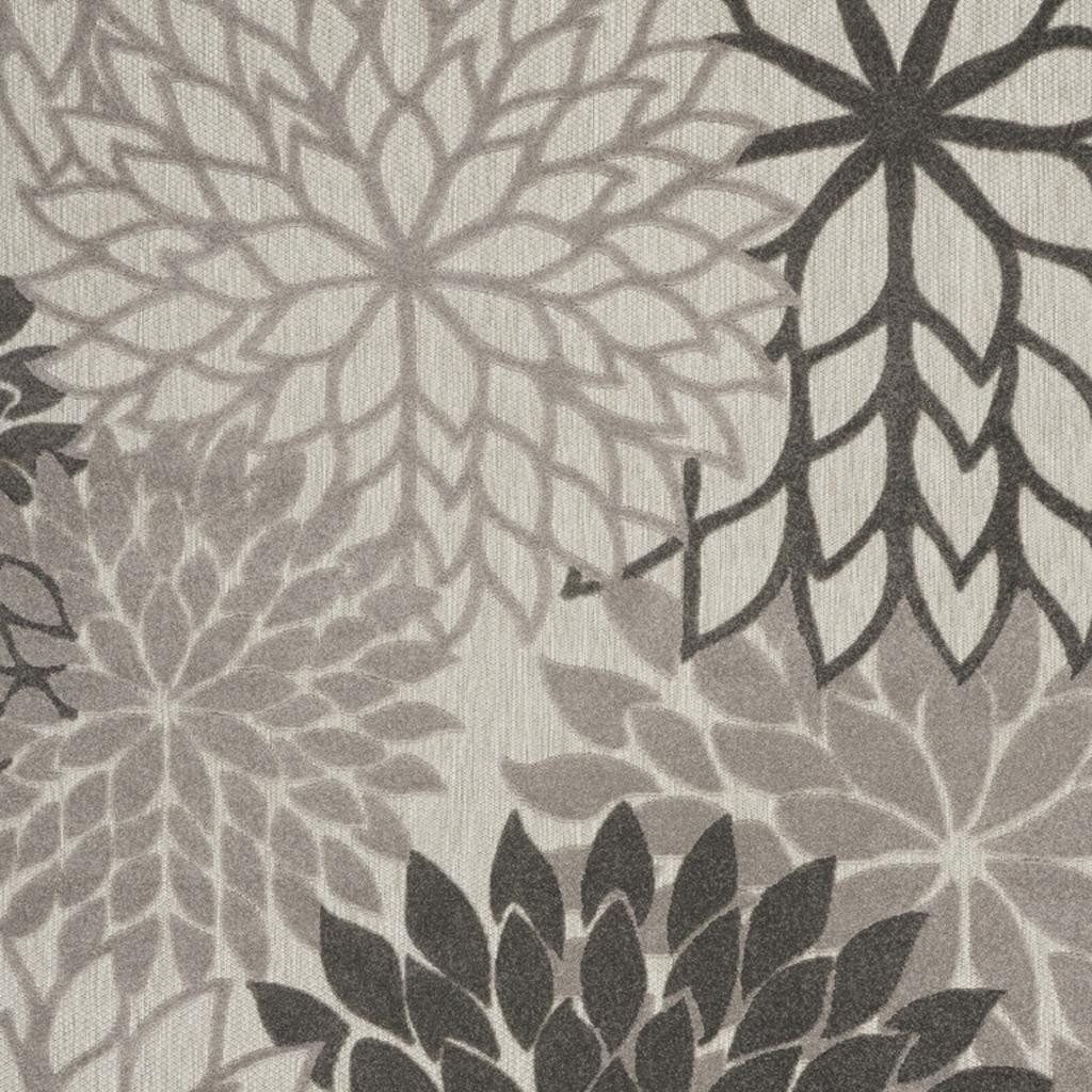 8′ X 11′ Gray Indoor Outdoor Area Rug