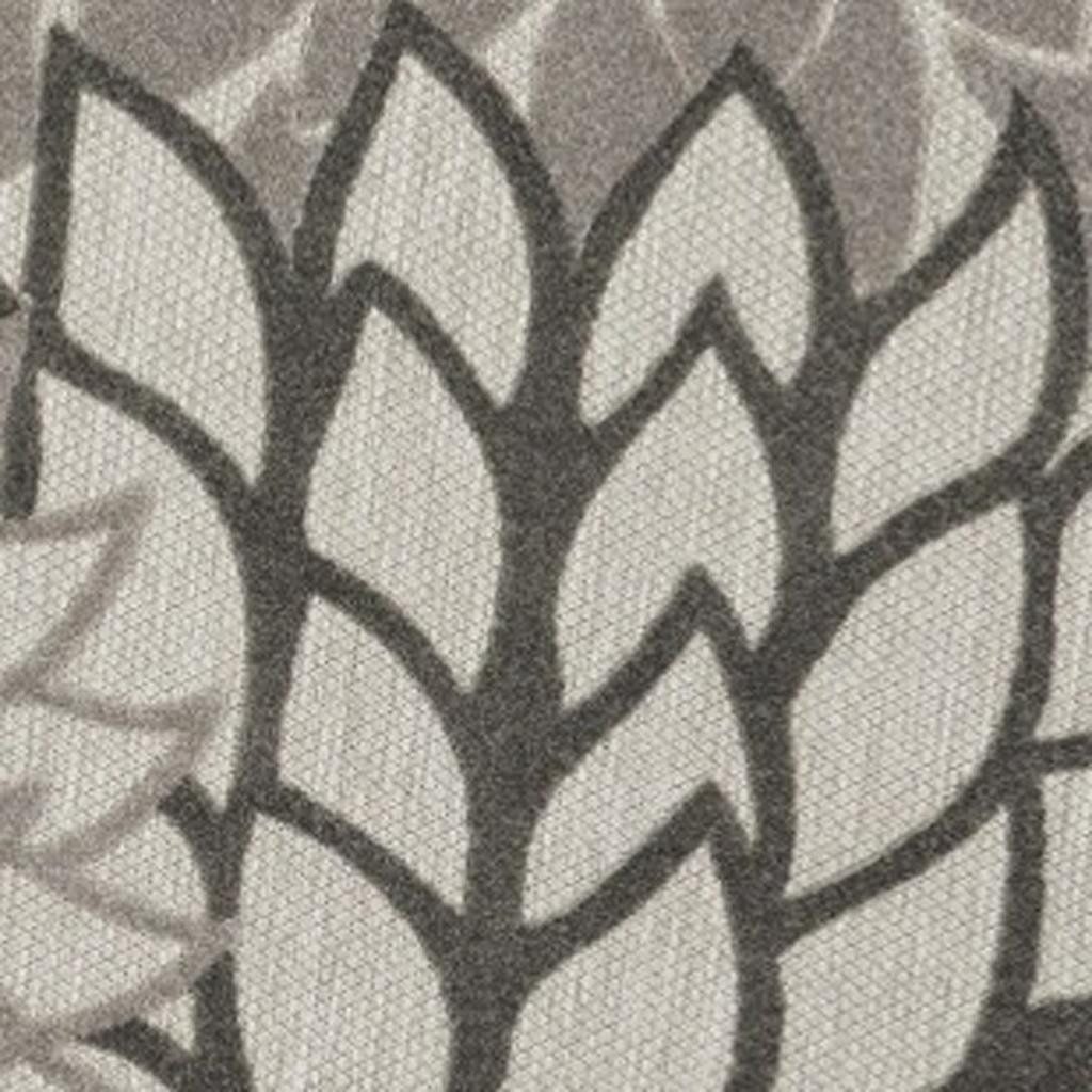 8′ Gray Indoor Outdoor Round Rug