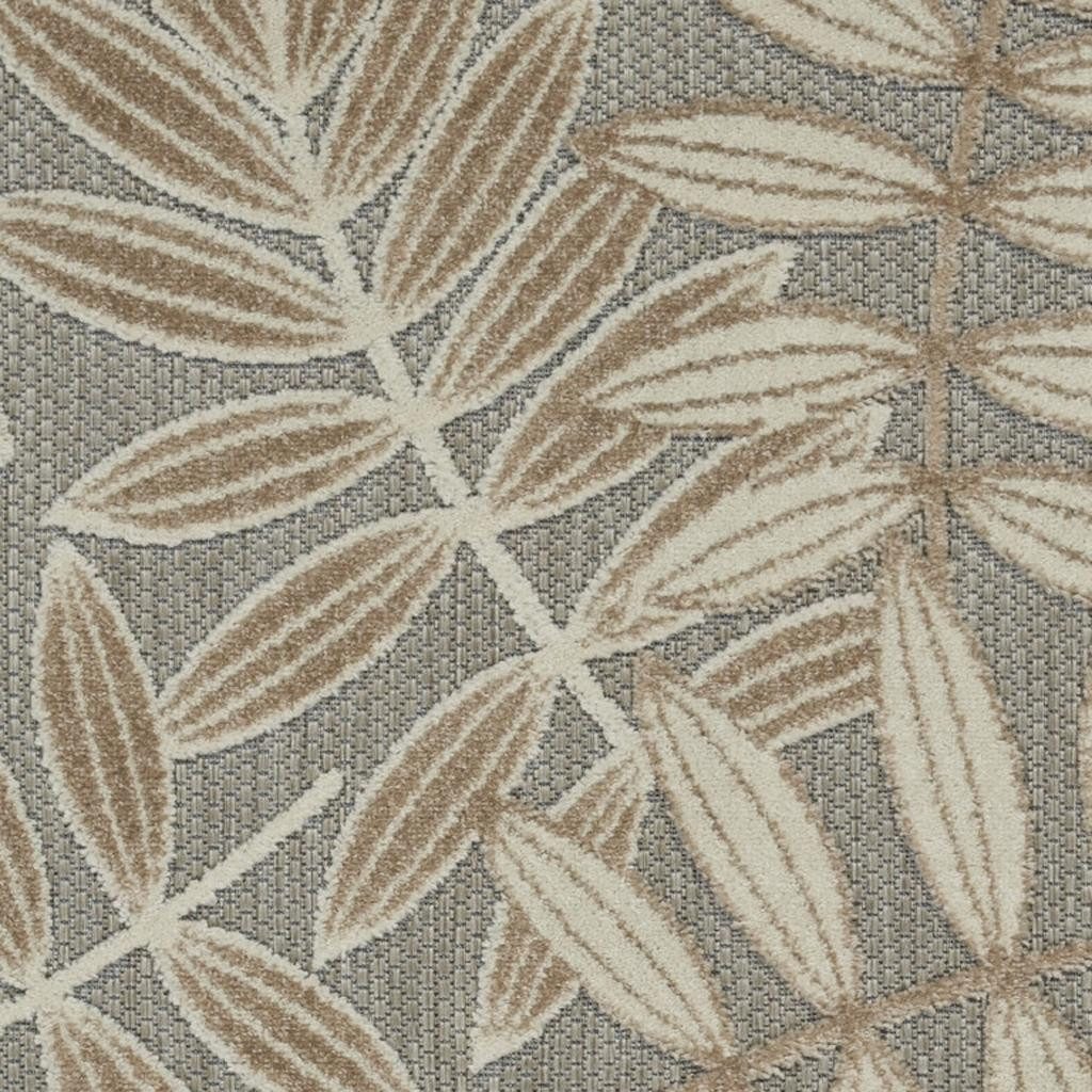 3′ X 4′ Botanical Leaves Indoor Outdoor Area Rug