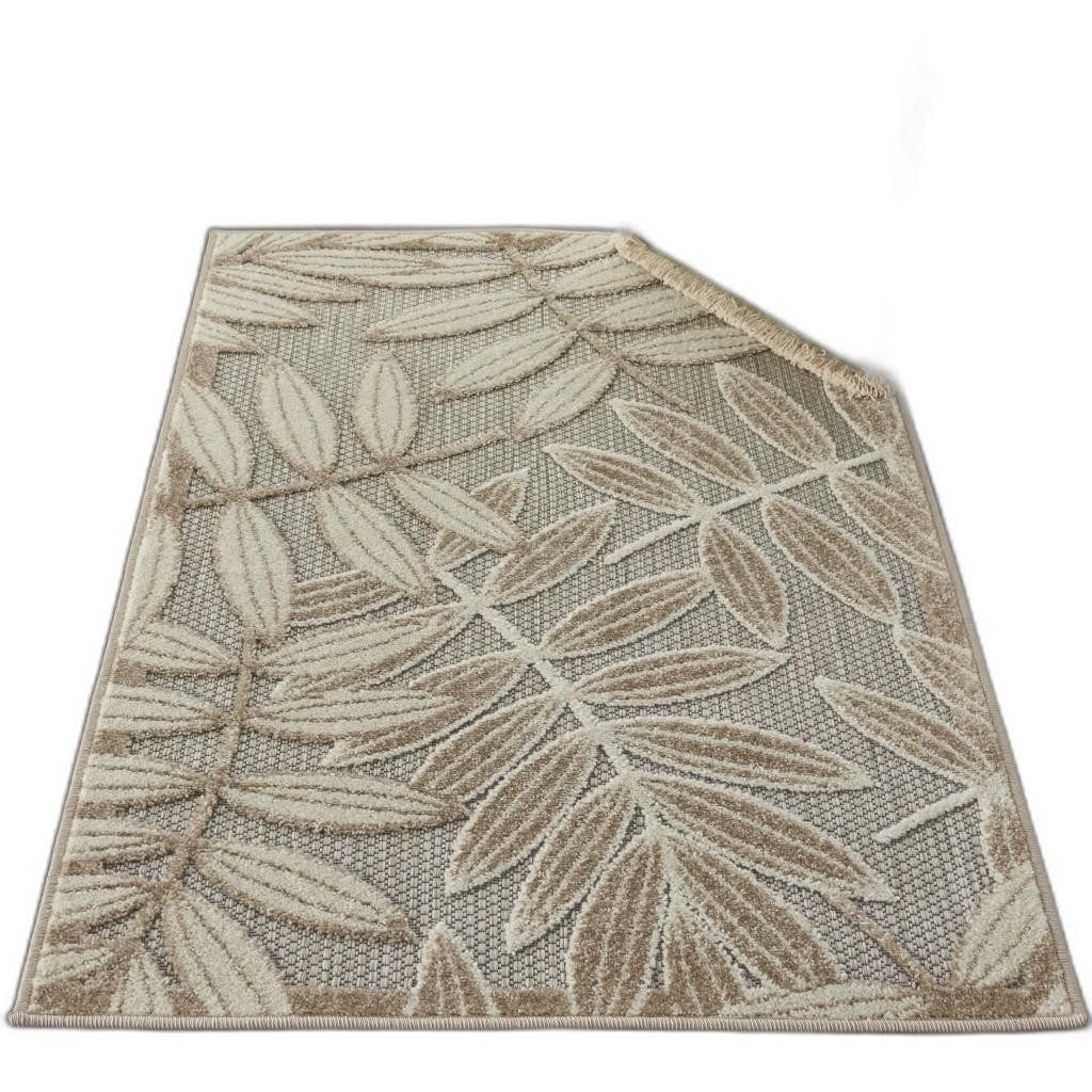 3′ X 4′ Botanical Leaves Indoor Outdoor Area Rug