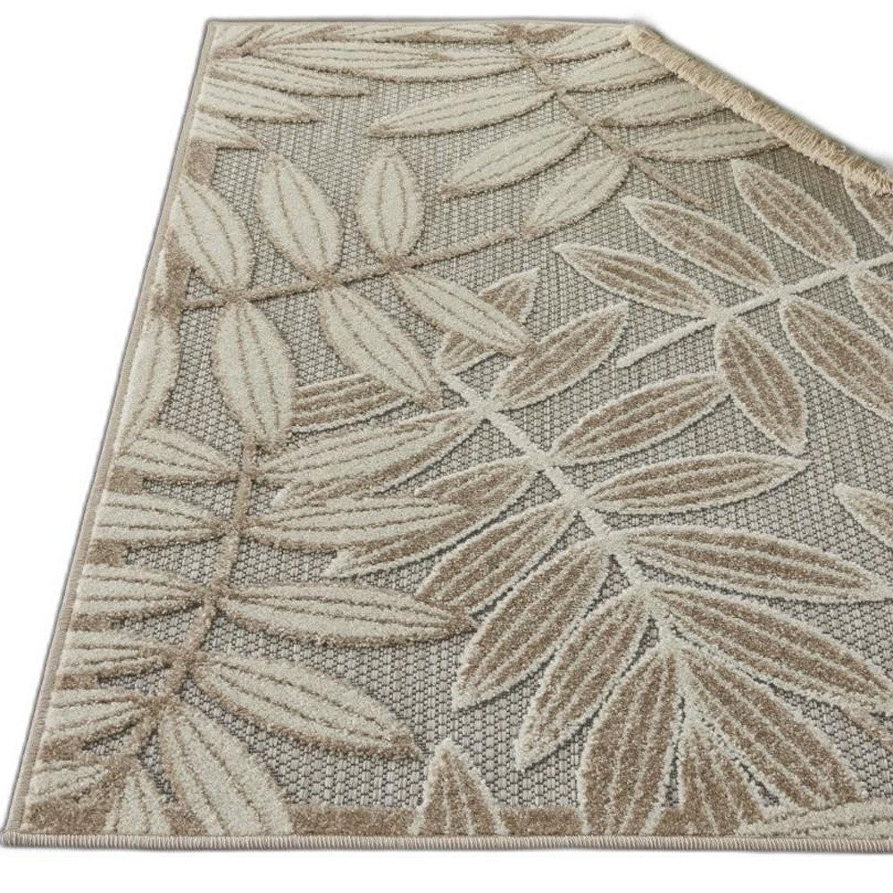 3′ X 4′ Botanical Leaves Indoor Outdoor Area Rug